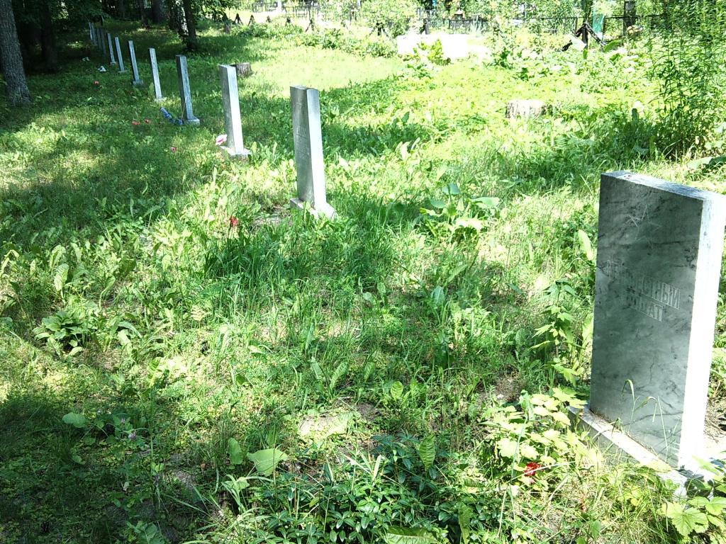 С годами гробнички сравнялись с землей