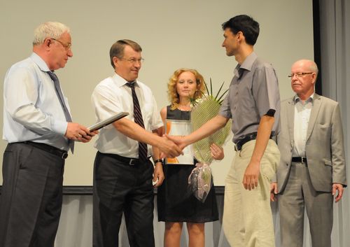 Награждение победителей конкурса молодых специалистов