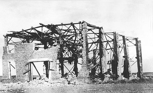 Разрушения после взрыва