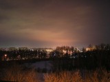 Заречный район. Вид ночью