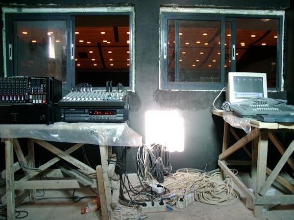 Новое здание театра: вид изнутри