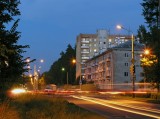 Пересечение ул. Ленина и Ак. Харитона. Вид ночью